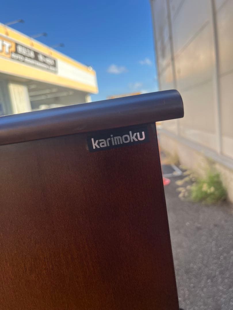 ✿Karimoku✿カリモク コロニアル 花台 収納棚 レトロモダン家具