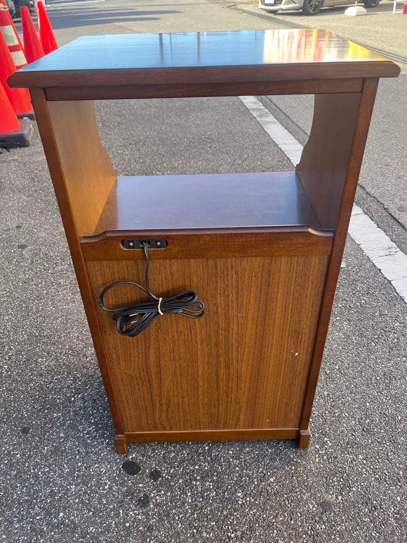 ✿Karimoku✿カリモク コロニアル 花台 収納棚 レトロモダン家具