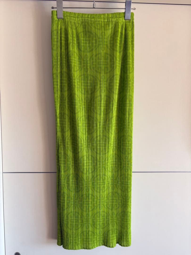 PLEATS PLEASE 総柄 スカート