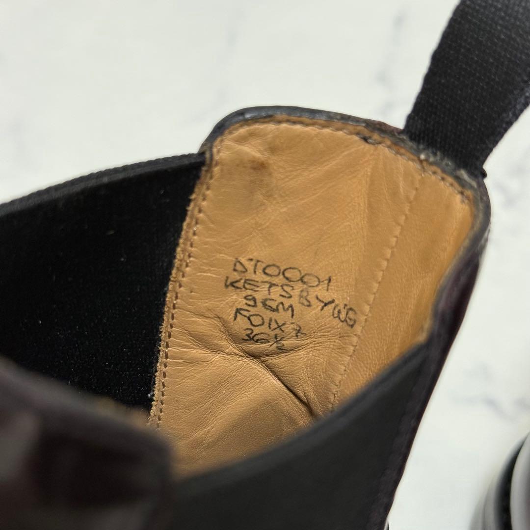 チャーチ✨サイドゴアブーツ　KETSBY　ウィングチップ　ボルドー　23.5