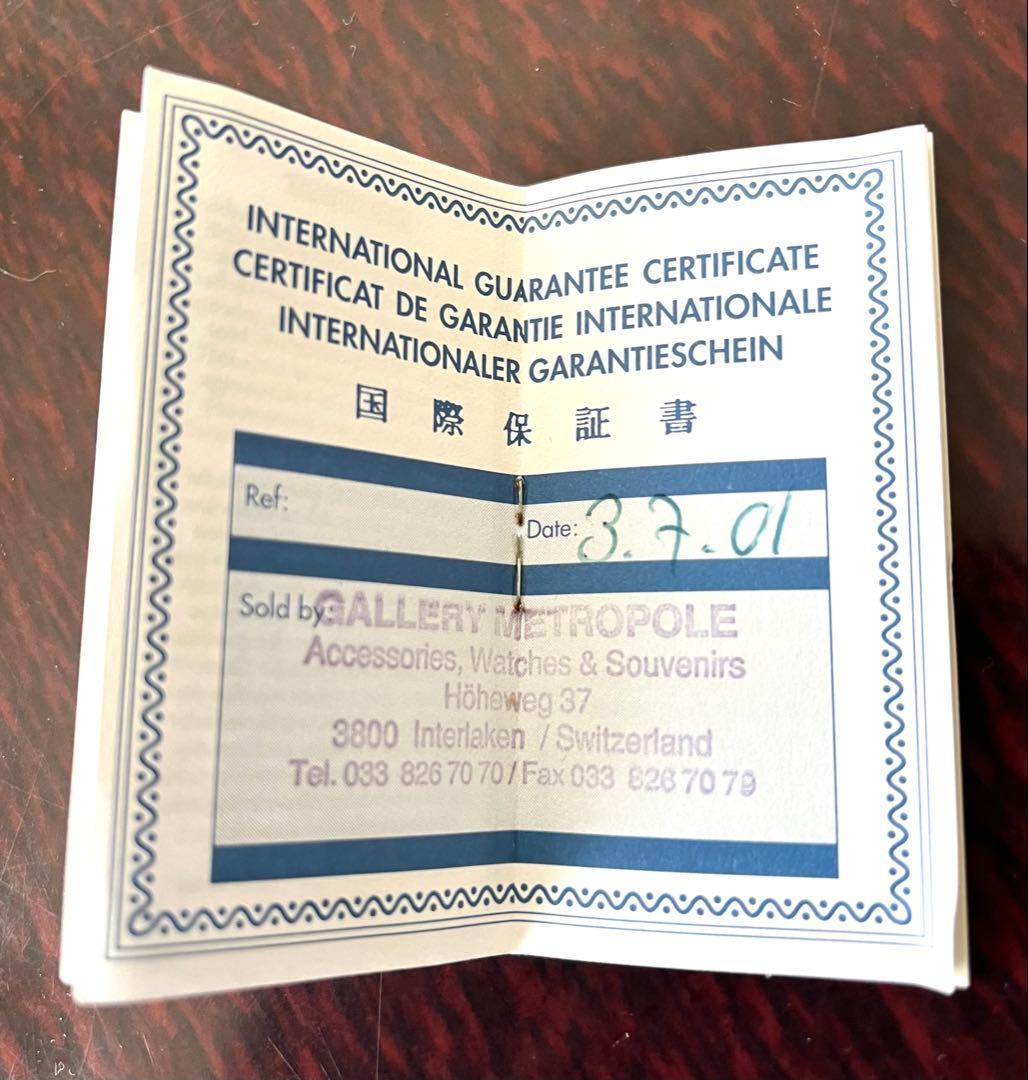 未使用品 Andre Mouche アンドレムッシュ バングルウォッチカトレア