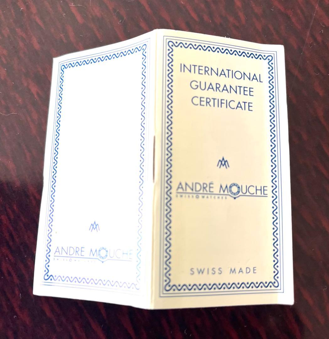 未使用品 Andre Mouche アンドレムッシュ バングルウォッチカトレア