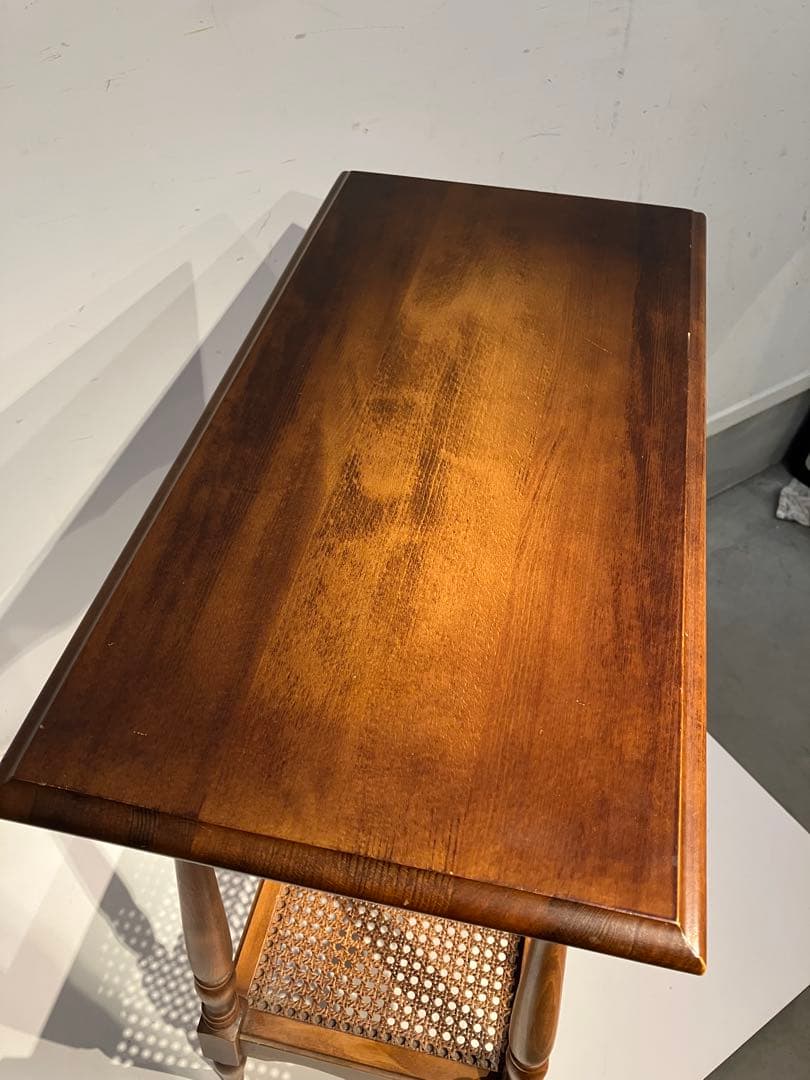 オールド、カリモク、サイドテーブル、レトロ、ジャパニーズモダン、キツツキ、旧ロゴ