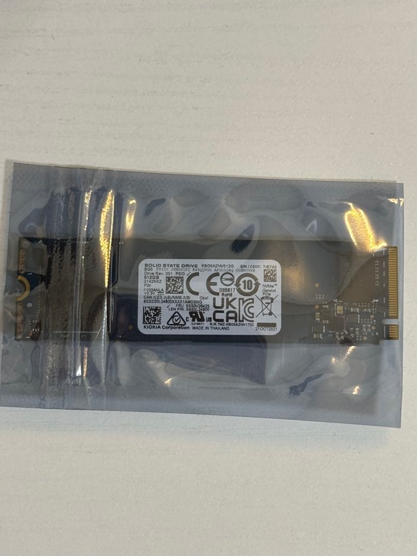 (ほぼ新品)キオクシア M.2 Nvme 512GB Gen4 SSD