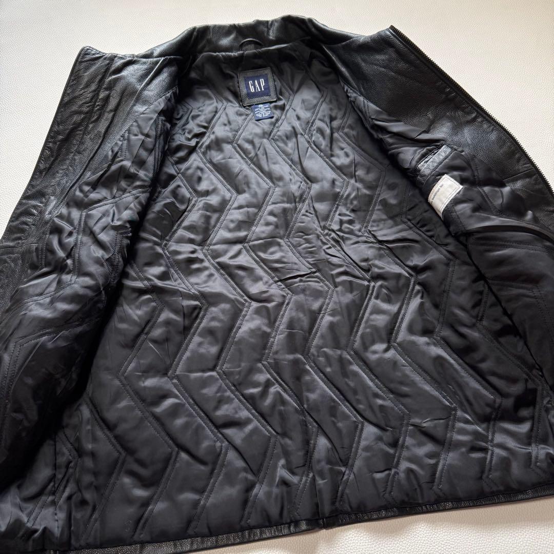 90's OLD GAP ジップアップ レザー カーコート レザージャケット