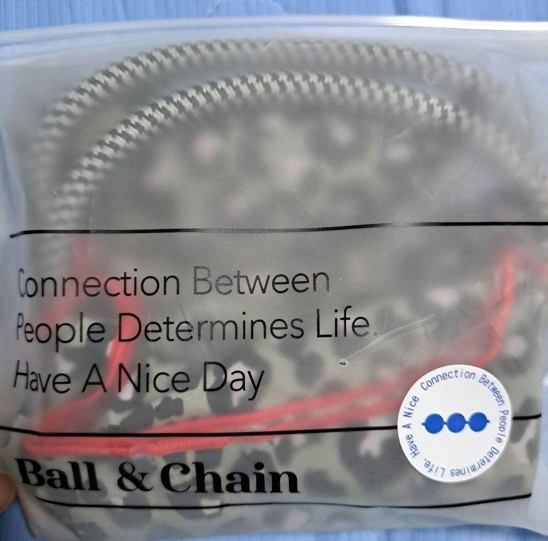 【新品】ボールアンドチェーン 日焼けキティレオパード柄