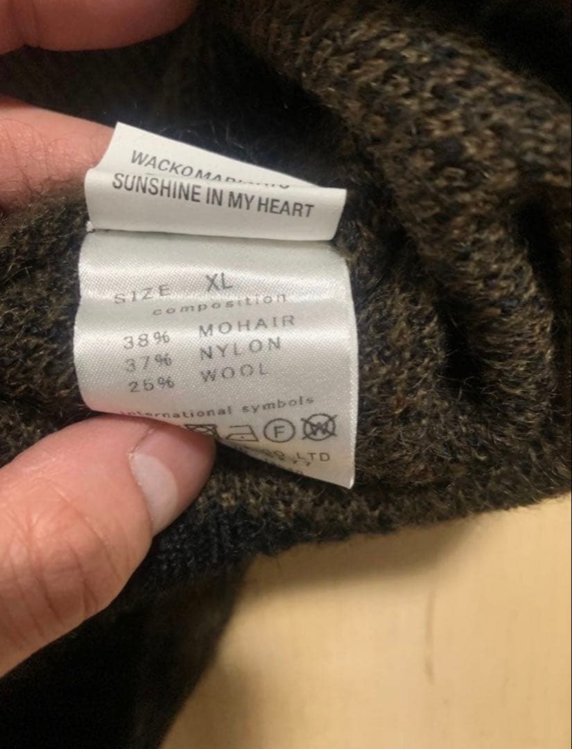 WACKO MARIA レオパード柄 ニット XL