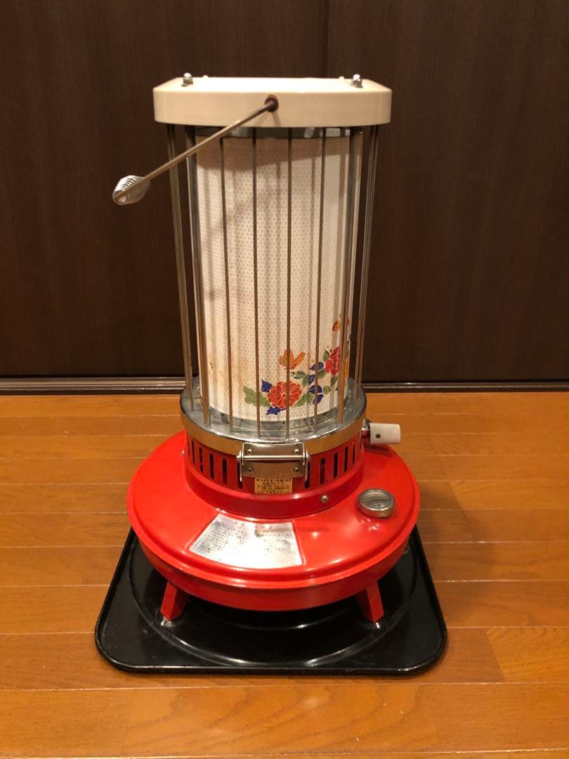 ホワイトエース W-65 1968年製　三星製作所　昭和　レトロ　花柄　対流型