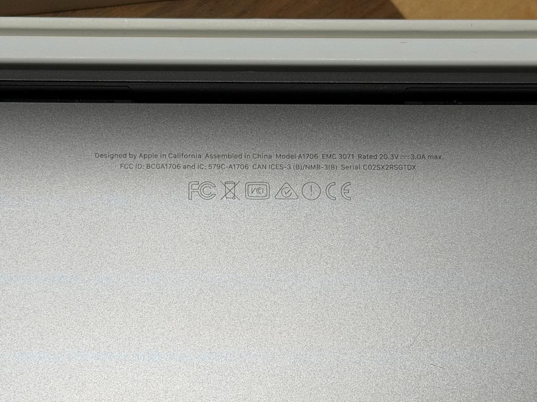 MacBook本体 Apple MacBook Pro A1706 Windows11,MacOS