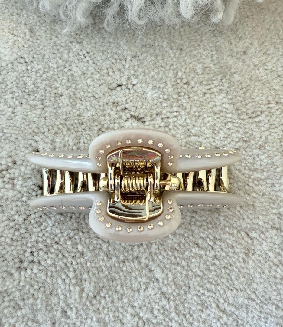 acca アッカ ヘアクリップ L・Sセット ベージュ ティアラクィーン