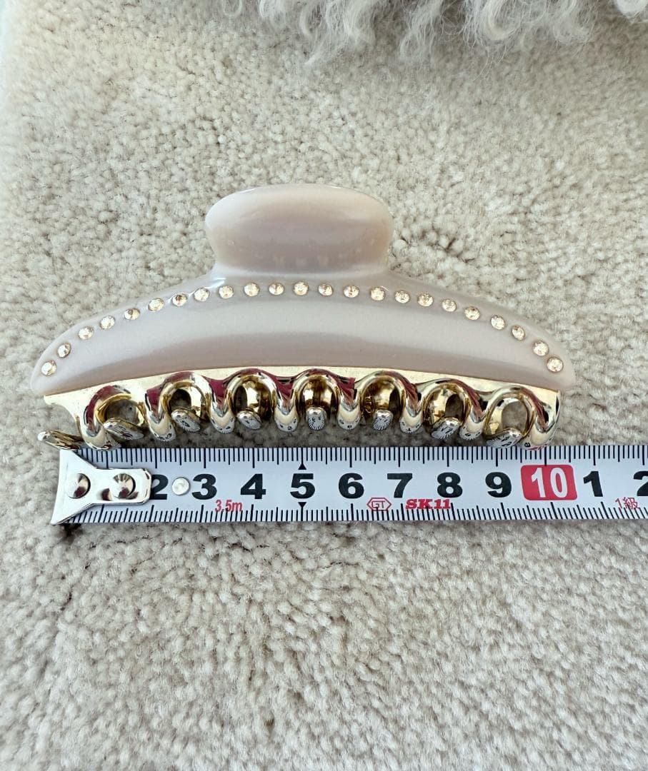 acca アッカ ヘアクリップ L・Sセット ベージュ ティアラクィーン