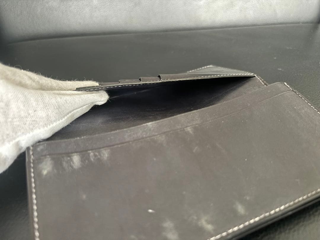 Berluti セコイア カリグラフィ スクリット レザー 長財布 二つ折り