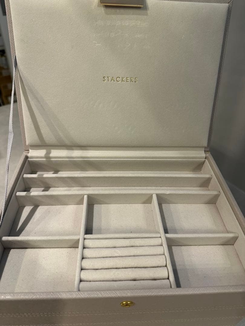 STACKERS アクセサリーケース　グレージュ