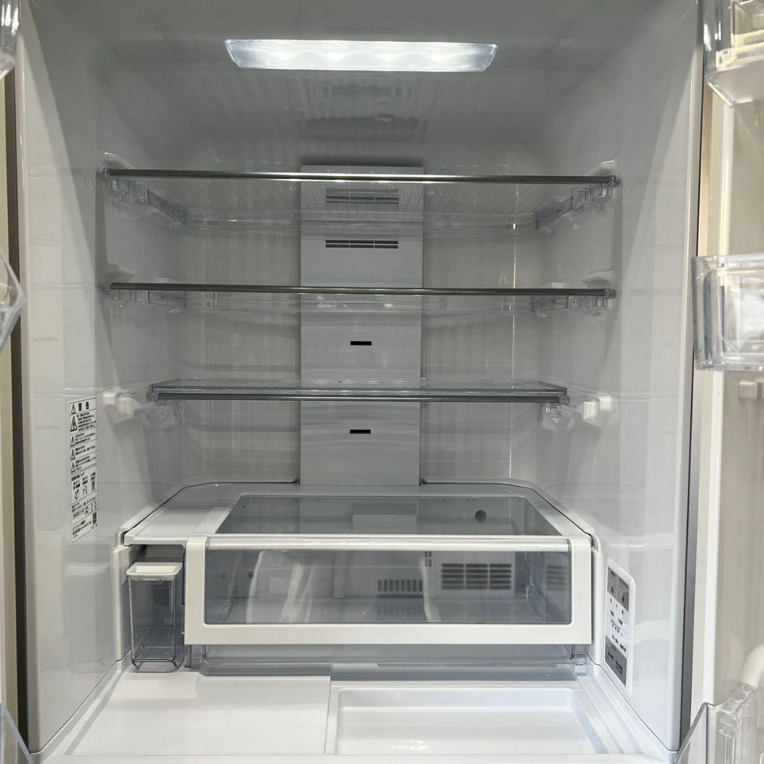 133 冷蔵庫　大型　シャープ　500ℓ 両開き　シルバー　安い　中古　設置無料