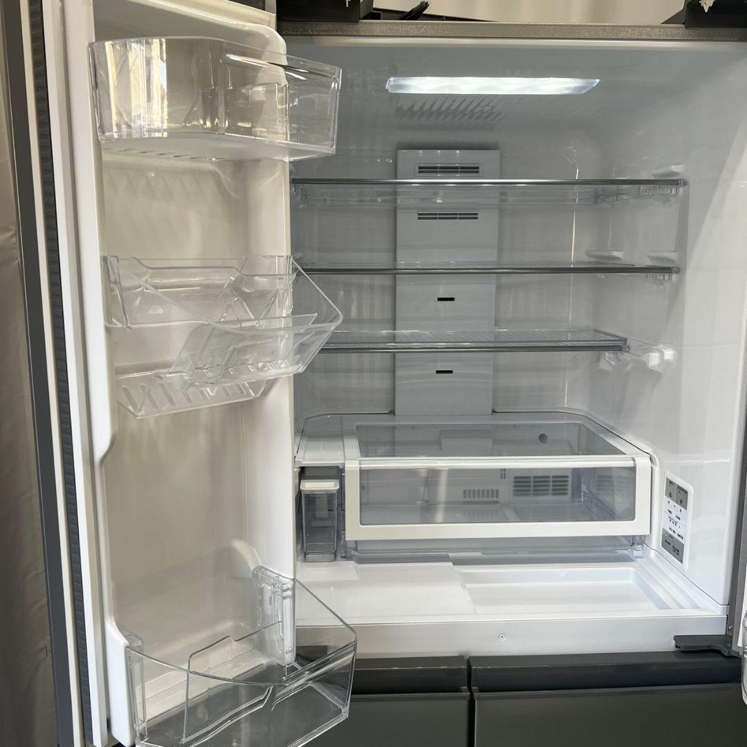 133 冷蔵庫　大型　シャープ　500ℓ 両開き　シルバー　安い　中古　設置無料