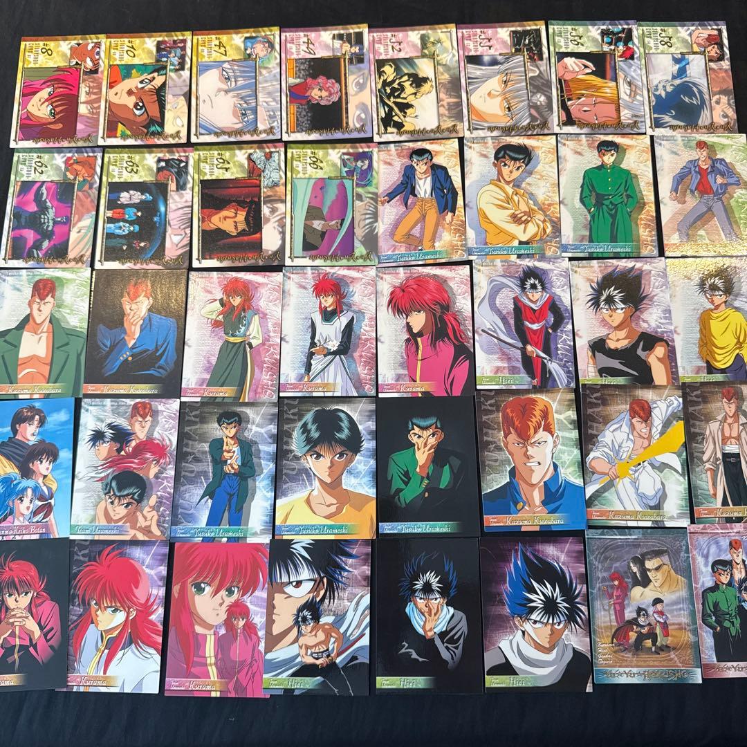 幽遊白書　カードダスマスターズ　クリアカード　300点以上大量まとめ売り