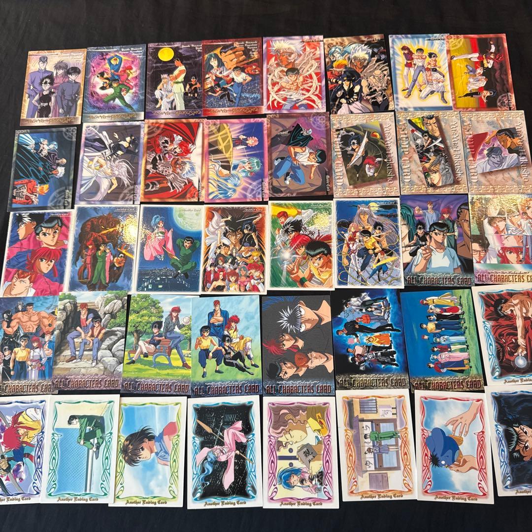 幽遊白書　カードダスマスターズ　クリアカード　300点以上大量まとめ売り