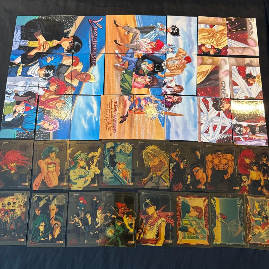 幽遊白書　カードダスマスターズ　クリアカード　300点以上大量まとめ売り