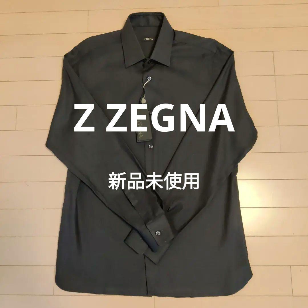 Z ZEGNA ダークグレー 長袖シャツ41