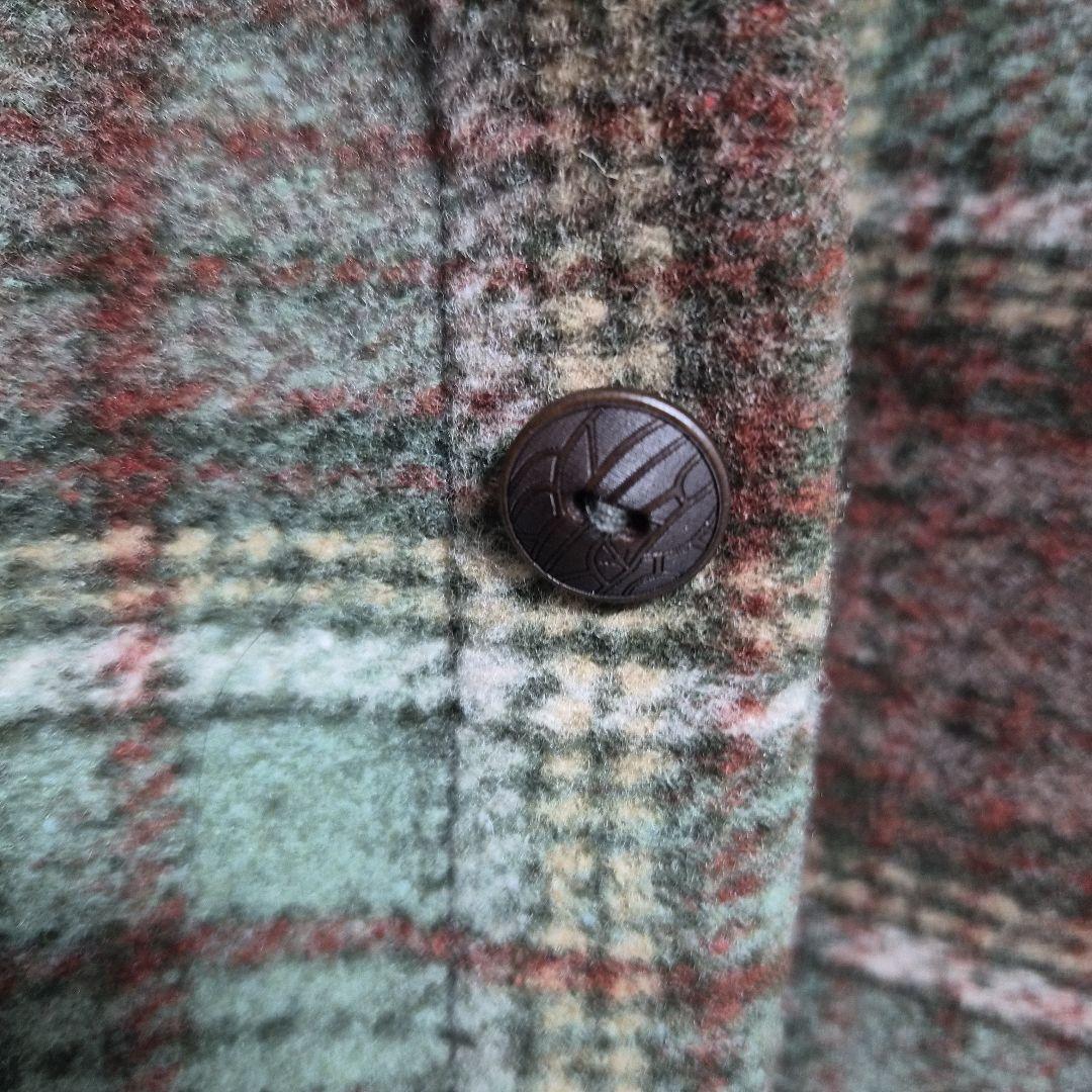 DOUBLE RL ウールチェックジャケット Mサイズ