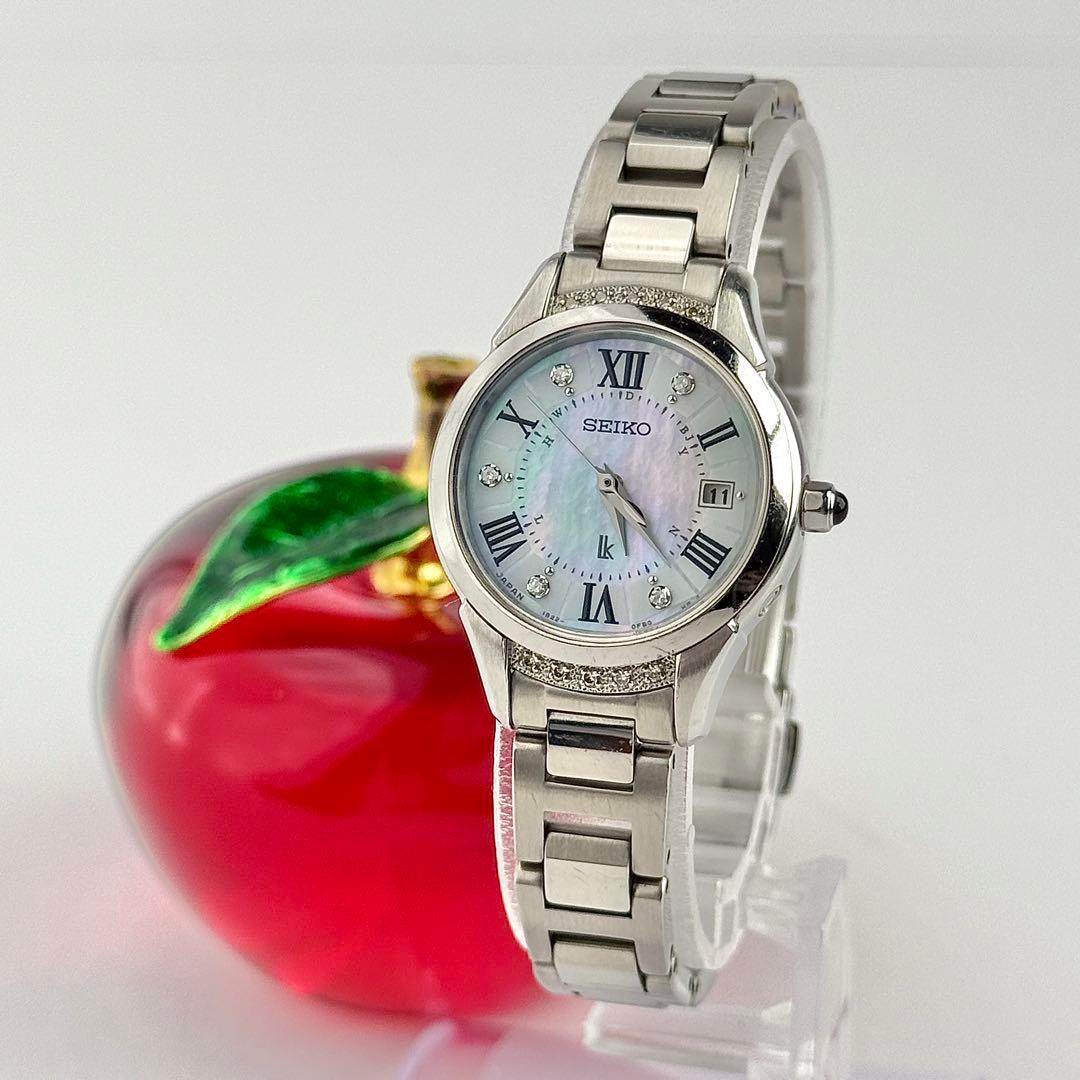 【3000本限定】259 セイコー ルキアヤセ 綾瀬はるか 15Pダイヤ シェル