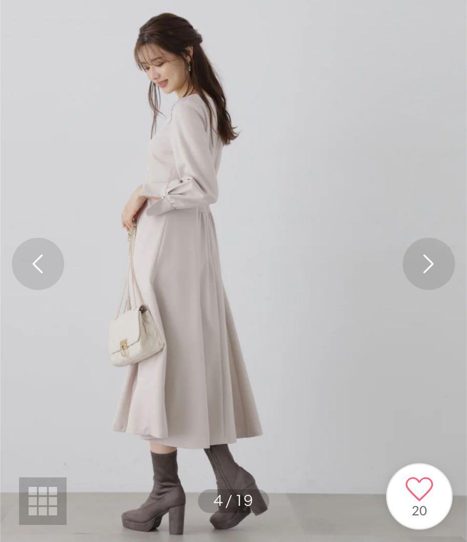 PROPORTION BODY DRESSINGデコルテストラップワンピースM