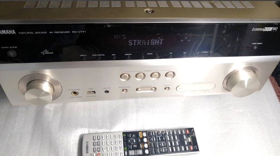 YAMAHA RX-V771 AVアンプ HDMI対応 リモコン付 音出し確認済