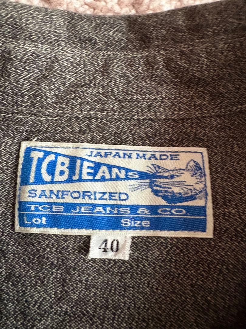 TCB jeans キャットライトシャツ 40