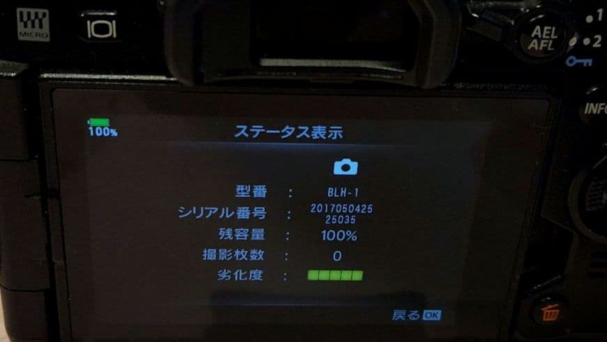 OLYMPUS OM-D E-M1 Mark II ボディ 付属品