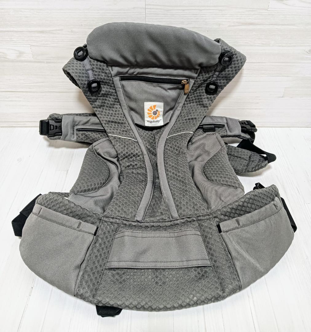 【美品】エルゴベビー OMNI Breeze グラファイトグレー 抱っこ紐