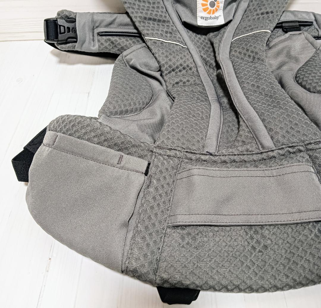 【美品】エルゴベビー OMNI Breeze グラファイトグレー 抱っこ紐