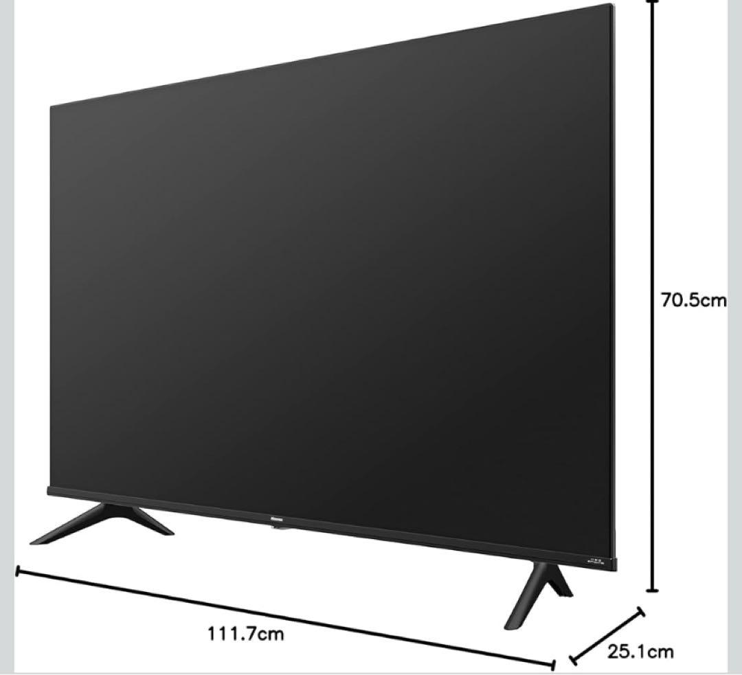 ハイセンス 50V型 4Kチューナー内蔵 液晶テレビ 50E6G ネット動画対応