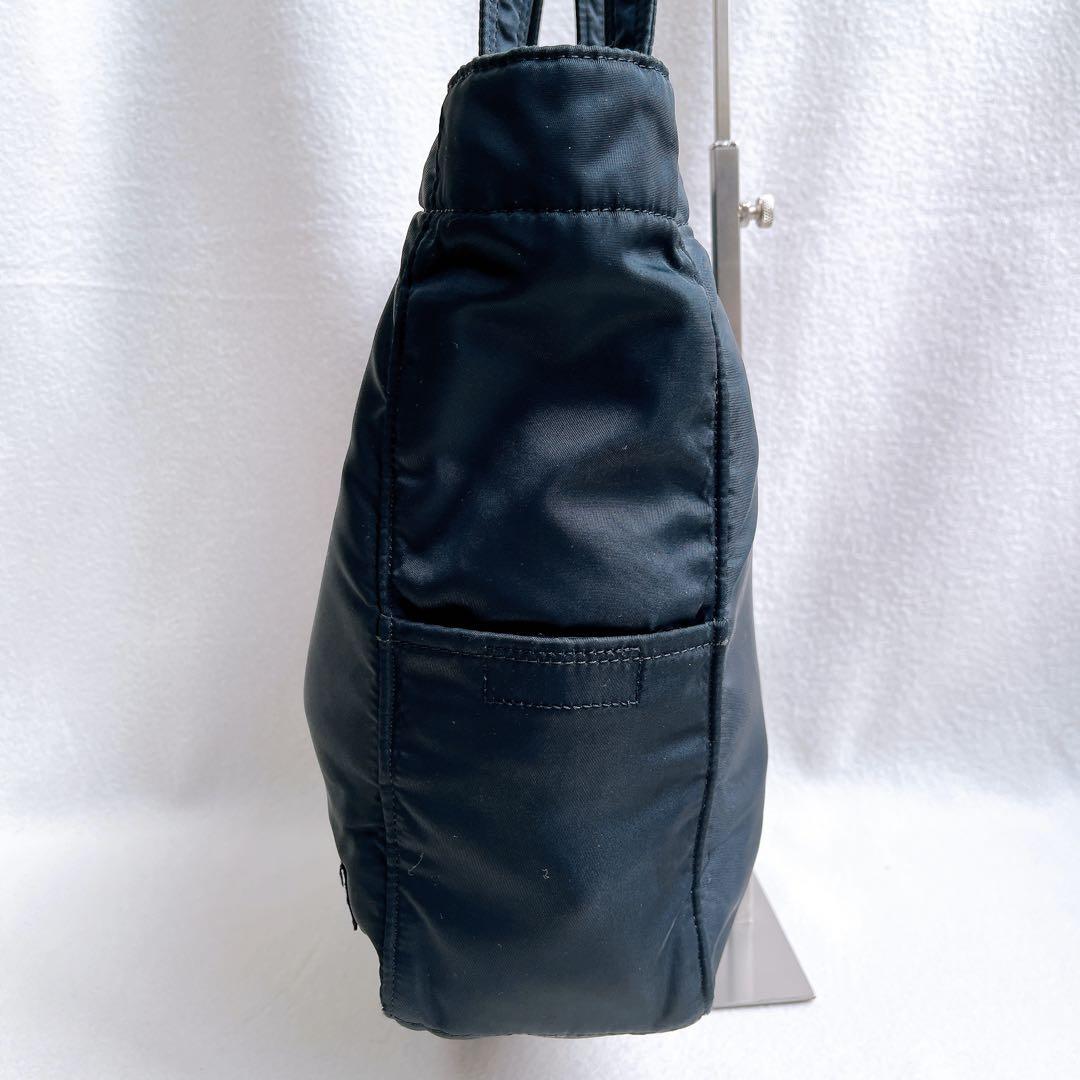 ポーター CREAM トートバッグ ポーチ付 黒 ナイロン ハンド ナイロン