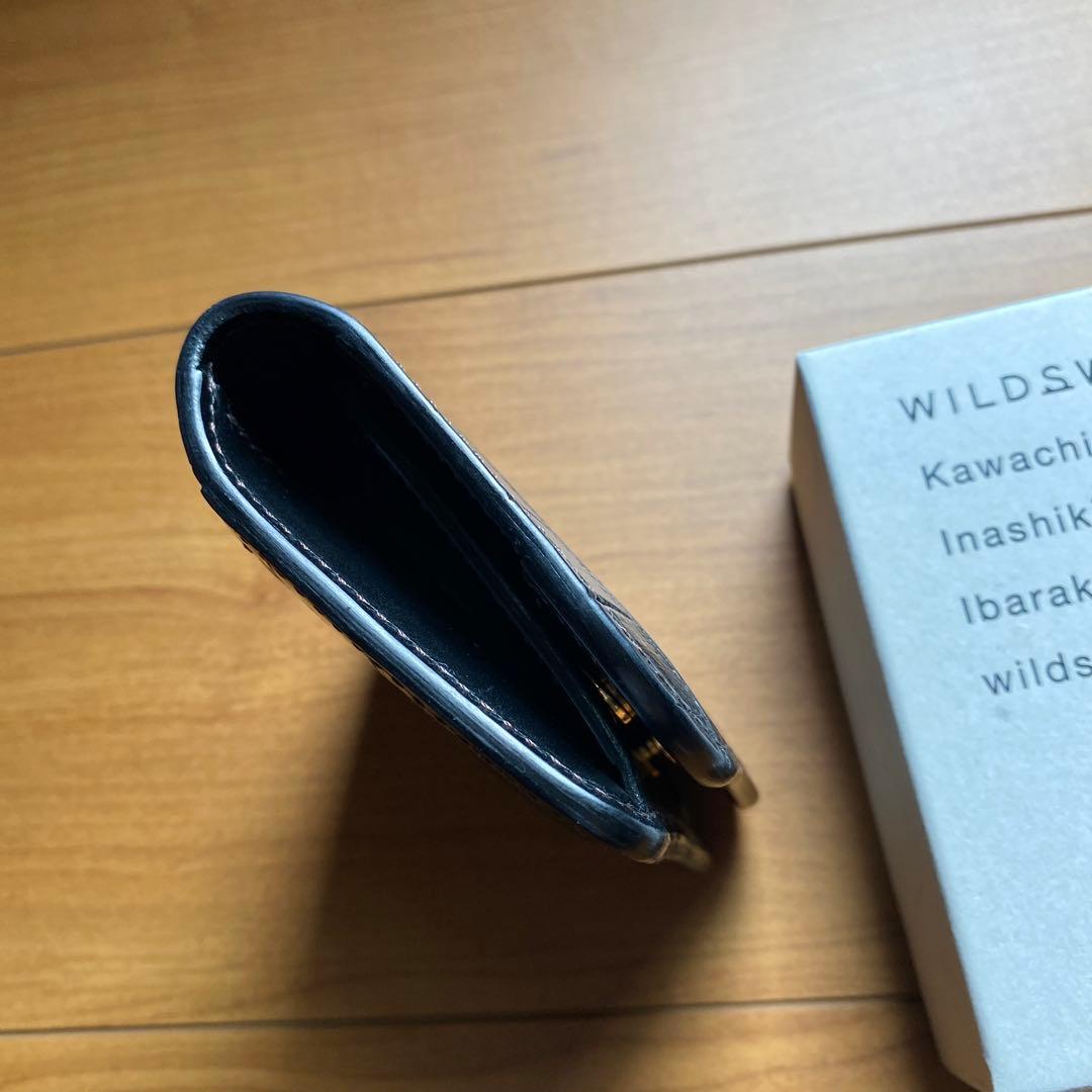 ワイルドスワンズ パームV2 クロコ サドルプルアップ ブラック