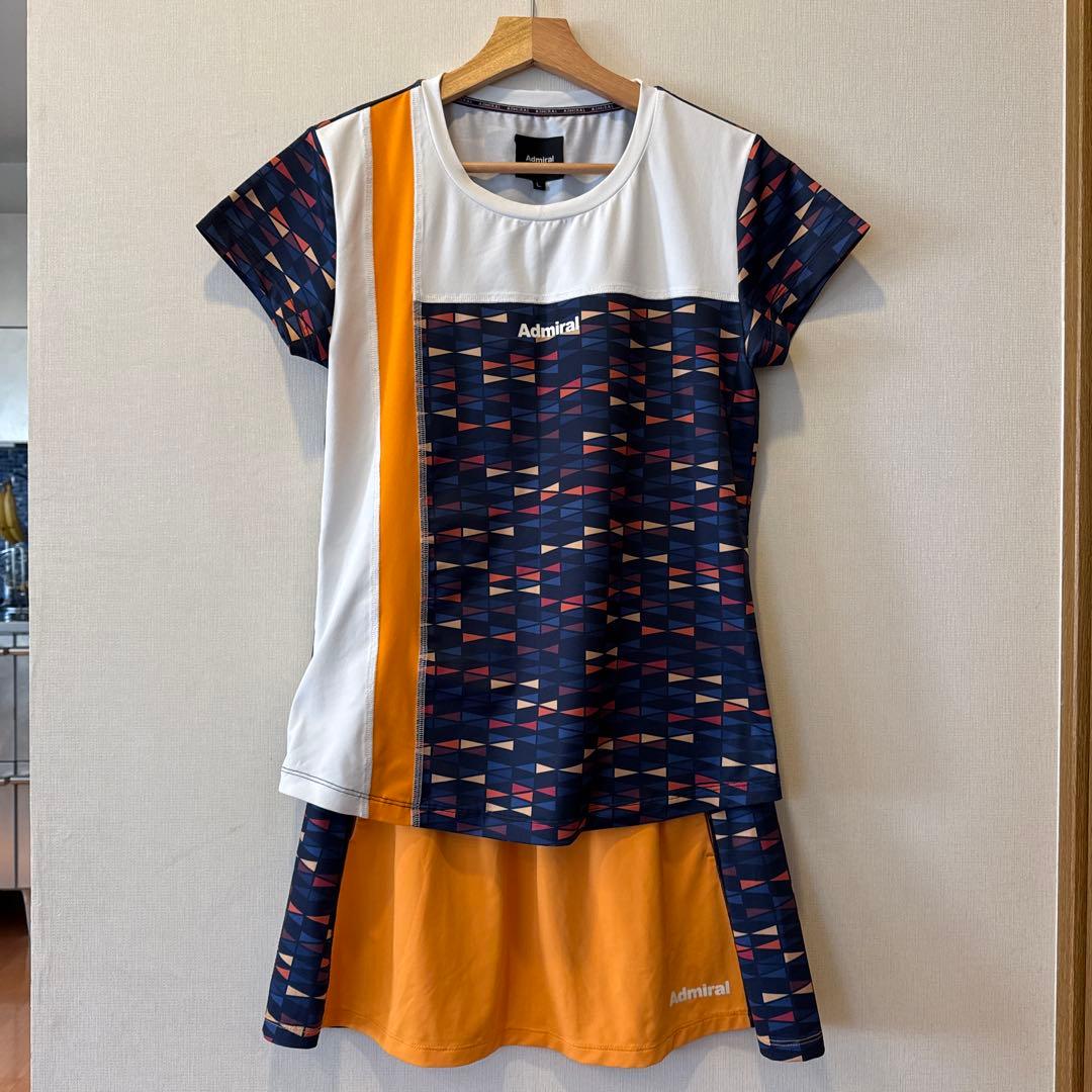 Admiral アドミラル　テニスウェア　Tシャツとスコートのセット　Lサイズ