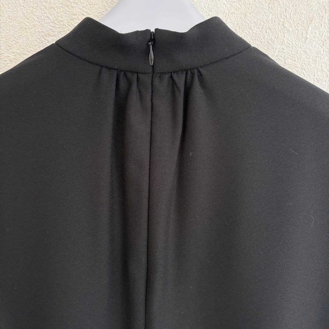 試着のみ　セオリーリュクス　ブラウス　ハイネック　ギャザー