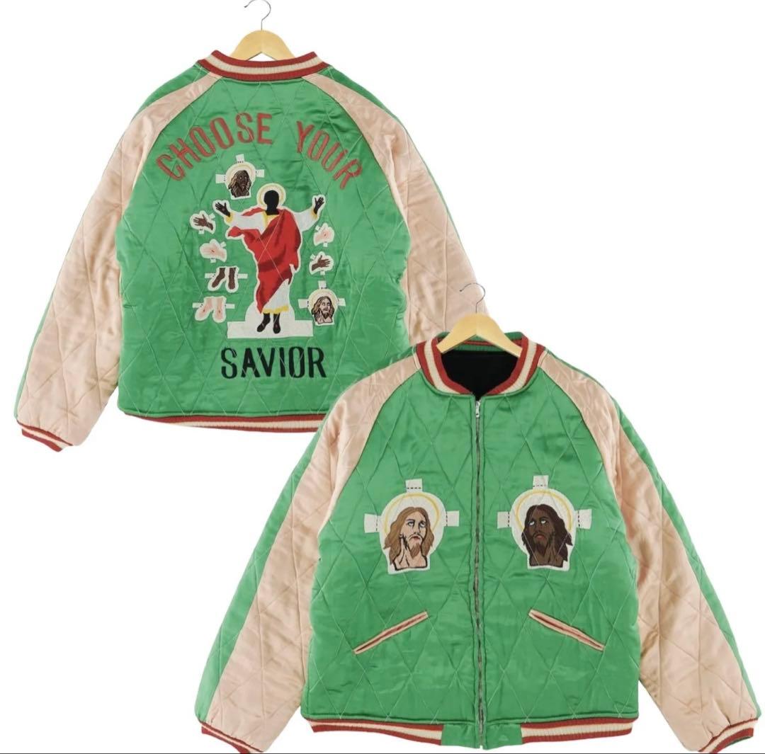 SAINT MICHAEL x DENIM TEARS リバーシブル スカジャン