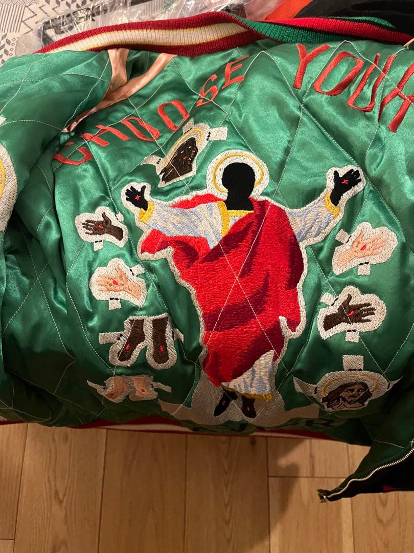 SAINT MICHAEL x DENIM TEARS リバーシブル スカジャン