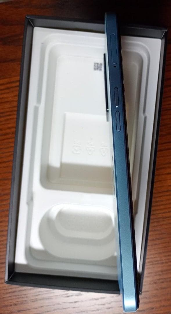 【2日間限定価格】OPPO A77 ブルー 本体 箱・説明書付　電源コード無し⑪