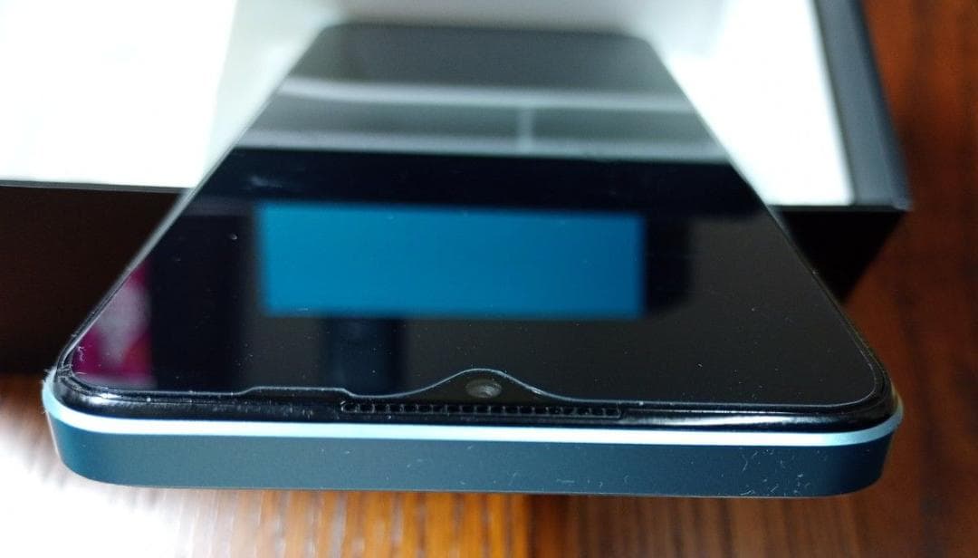 【2日間限定価格】OPPO A77 ブルー 本体 箱・説明書付　電源コード無し⑪