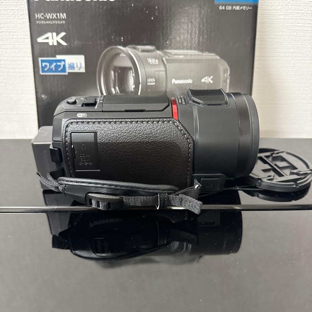 【美品】パナソニック 4K ビデオカメラ ワイプ撮り あとから補正 WX1M