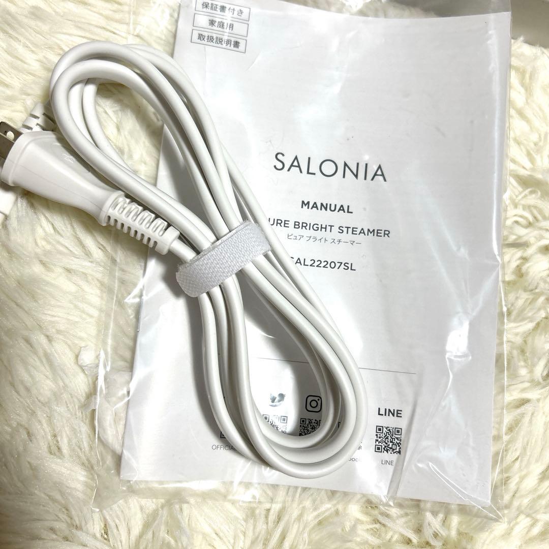 新品　SALONIA ピュアブライトスチーマー（型番 SAL22207SL）