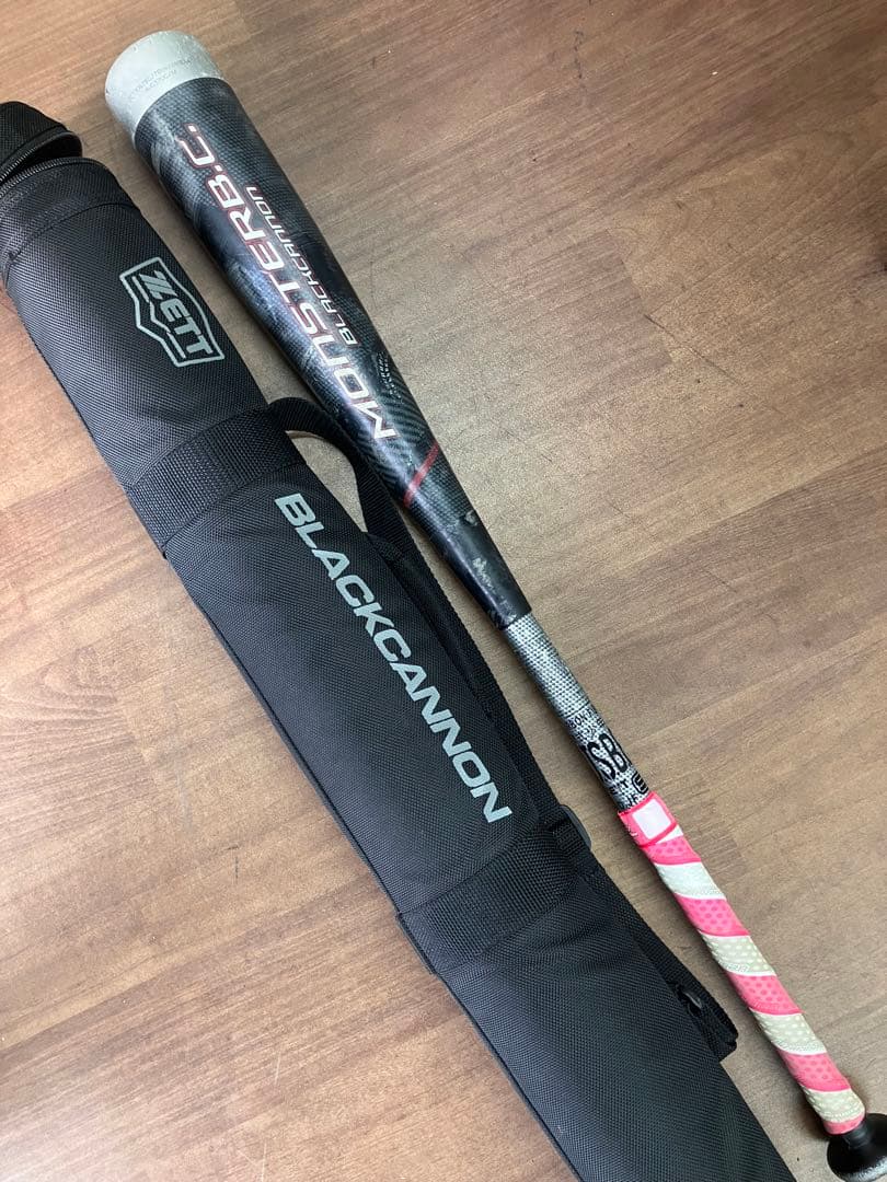 限定カラー【ZETT/ゼット】モンスターブラックキャノン78cm 少年軟式バット