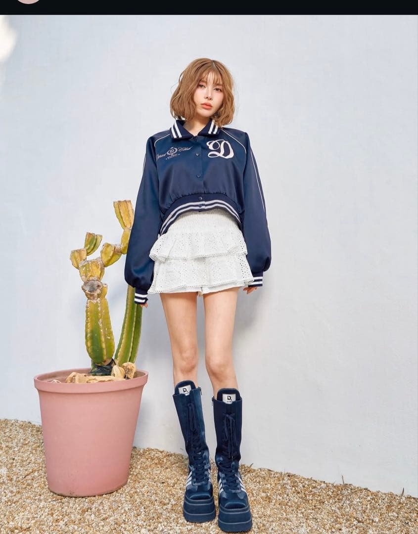 新品未使用！Darich ダーリッチ スカジャン NVY ネイビー 青