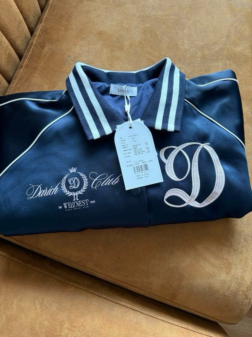 新品未使用！Darich ダーリッチ スカジャン NVY ネイビー 青