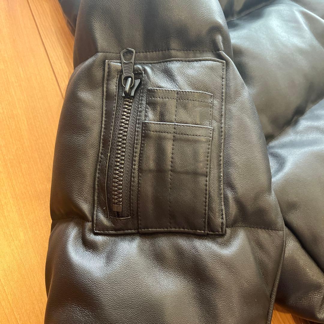西川ラムレザーダウン　ナノユニバース　美品