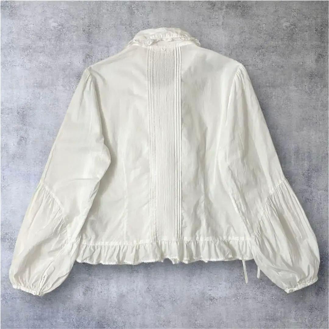 PINK HOUSE ピンクハウス フリル リボン ボウタイブラウス