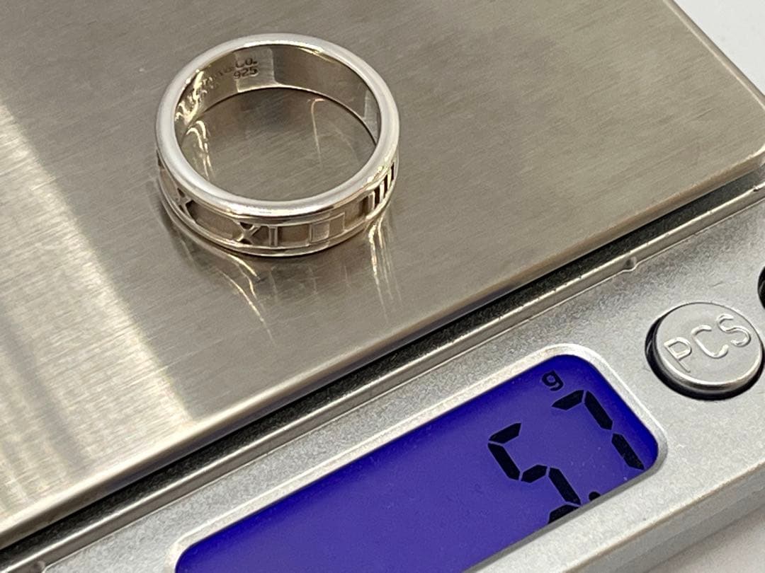 c890 ティファニー　1995 アトラス　ATLAS リング　925 約14号