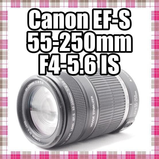 ✨手振れ補正付き✨Canon EF-S 55-250mm F4-5.6 IS
