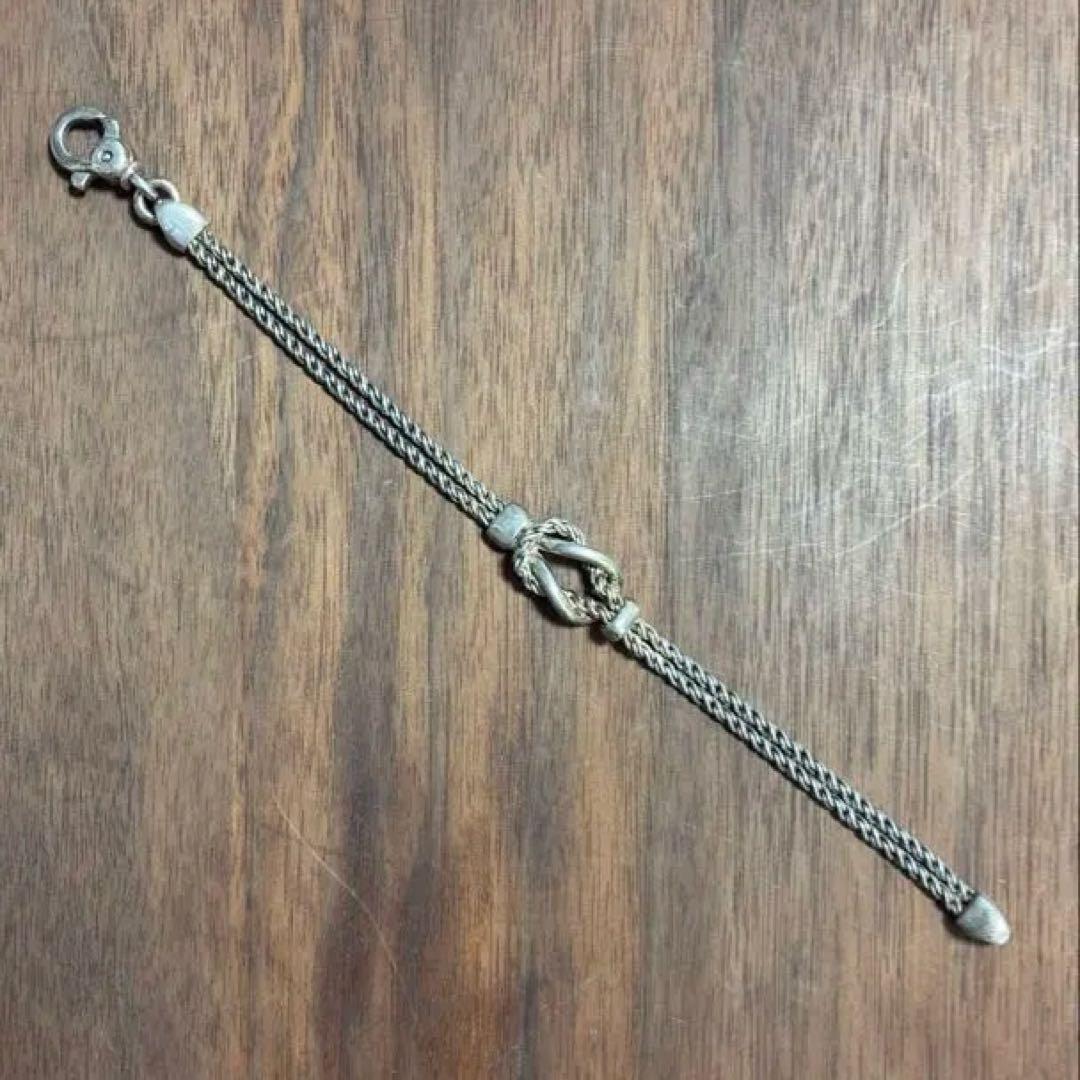TIFFANY&Co. ダブル ロープ センターノット ブレスレット Ag925
